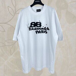 Balenciaga Classic White Crew-Neck T-Shirt